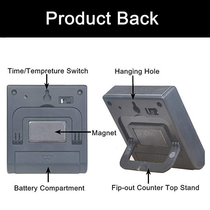 Barbecue thermometer timer barbecue fork