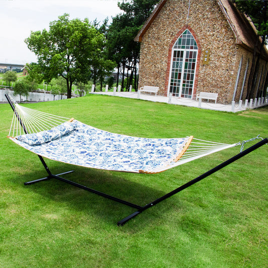 Quilted Hammock with stand